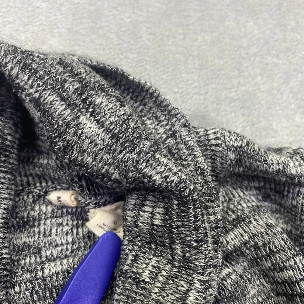 Moth Anthropologie Womens Grey Marled‎ Turtleneck Sweater Wool Blend Size M